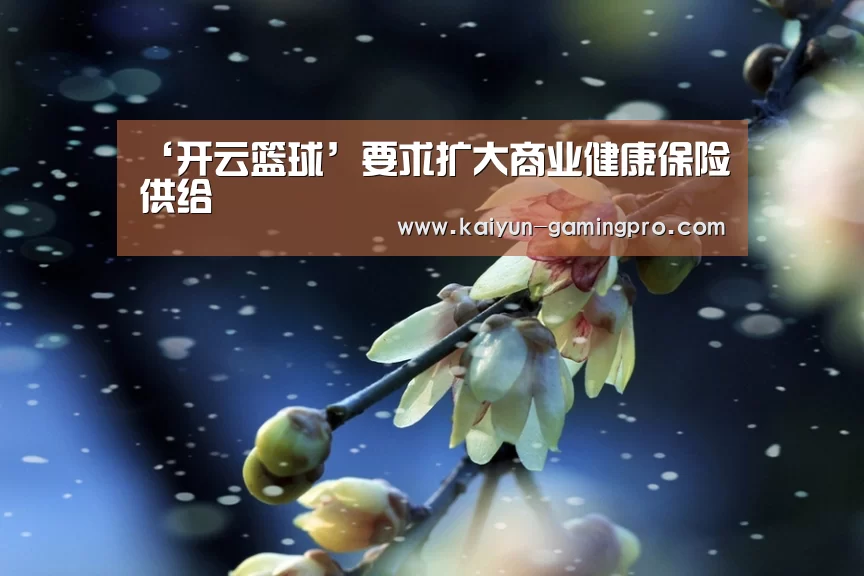‘开云篮球’要求扩大商业健康保险供给(图3) 开云体育