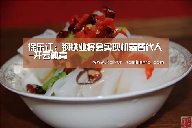 徐乐江:钢铁业将会实现机器替代人-开云体育(图2) 开云赛事