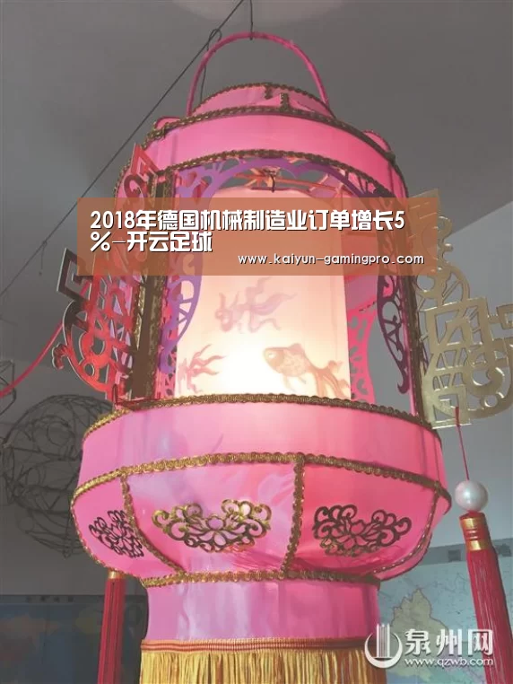 2018年德国机械制造业订单增长5%-开云足球(图1) 开云足球